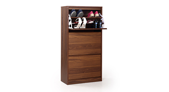 Pointe Shoe Cabinet Simple (Walnut)